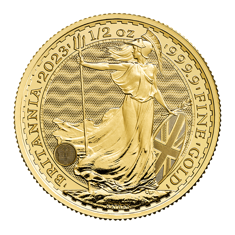 Image for 1/2 oz. Gold Britannia Coin (2023) from TD Precious Metals